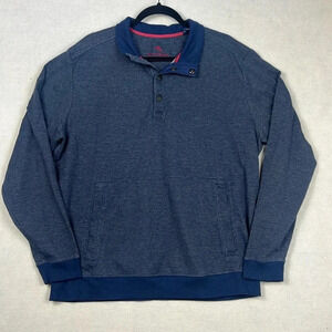 Tommy Bahama 1/4 Snap Mens Size XL Pima Cotton Blend Pullover Sweater Shirt Top